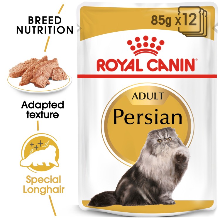 Feline Breed Nutrition Persian (Wet Food - Pouches) 12 x 85 g-1